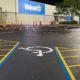 Freshly Painted Walmart Parking Lot