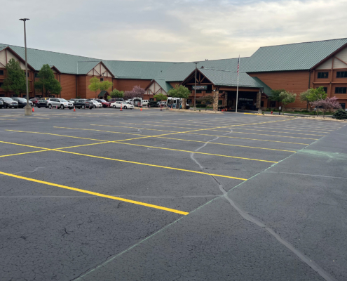 Very Large Wilderness Parking Lot