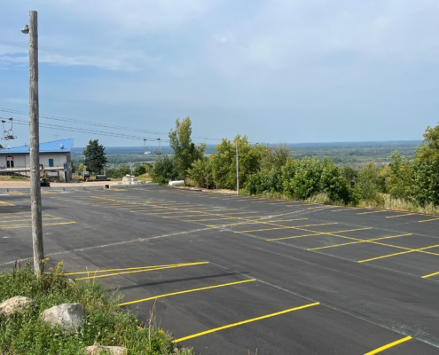 Newly Paved Parking Lot For The Daisy Lodge