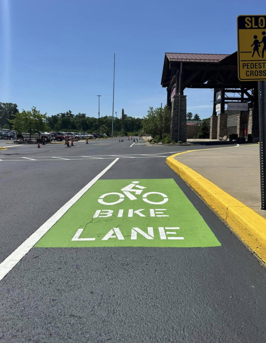 Painted Bike Lane On Road V2