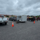 Parking Lot With Seal Coating And Several Ssi Vehicles